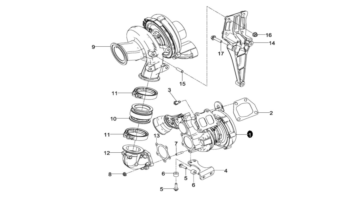 TURBO MAN EURO 6 TGS TGX D 2676 ALT TURBO